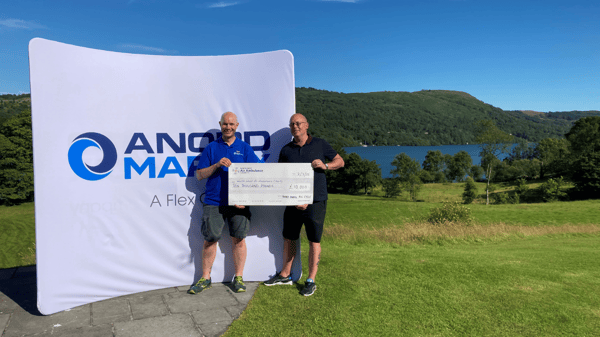North West Air Ambulance Charity presented with cheque from Anord Mardix